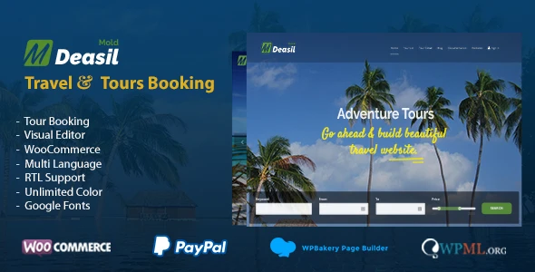 Deasil – Travel and Tour WordPress Theme